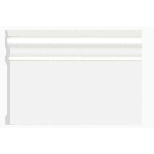Skirting Polystyrene Length 2.4 m, Height 12 cm, White Color, Model JU-12 | 