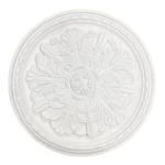 Decorative Ceiling Medallion, Size 43.5 cm, White Color | Zakharef Company