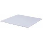 اسقف بلاط جبس مقوي بالفايبر جلاس مخرم، حافة مربعه، ابعاد 600×600 ملم، تخانة 12.5 ملم لون رمادي ، تصميم مربع صغير