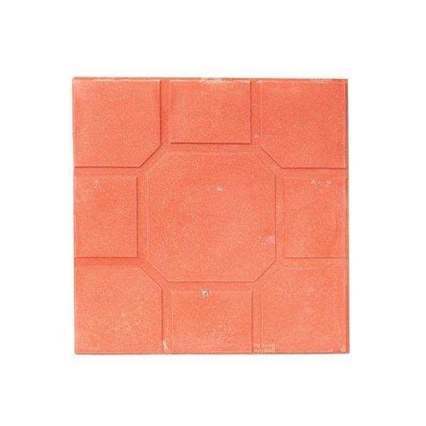 Cement Flooring Tiles Quadro Design 40×40×4 cm Light Red | Al Wasd Industrial