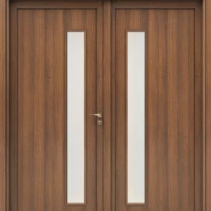 Classic Double Premium Wooden Door, 220 × 235 cm, Brown Color | YT-82544623