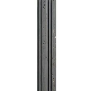 Wood Substitute for Walls 12 cm x 290 cm Gray with Golden Dots | Luxury line