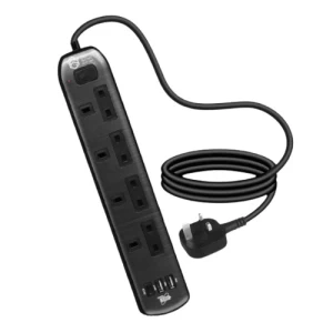 Electricity Subscriber 7 Ports, Cable Length 3 Meters, Grey | Green Home Trading