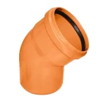 UPVC Elbow 45° Al-Jawdah Size 4 Inch  Color Orange