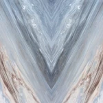 بديل الرخام أوپن بوك، أبعاد الرسمة 244 سم، عرض اللوح الواحد 122 سم، أزرق وبني