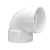 PVC Elbow 90° Schedule 40 Gulf  Brand Size 4 inch White Color 