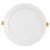 Recessed Round LED Panel Light Pan Lighting 12 Watt  900  Luman Color Temperature Warm