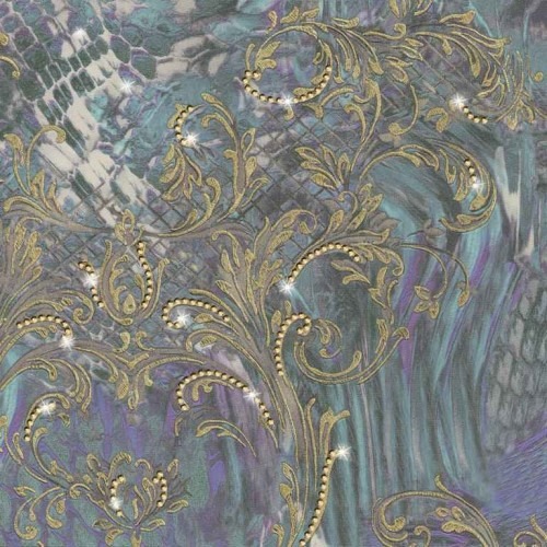 Italian Wallpaper Patterned Design 10m x 0.70m Multi Colors | Balbaid Decor Company