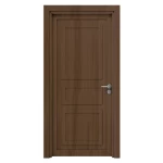 باب بريميوم مقاوم للعوامل الخارجية، لون بني غامق، سمك 6 ملم، مقاس 235 × 115 سم، موديل EX05