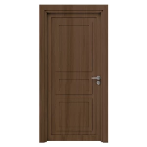 باب خشبي بريميوم سمك 6 ملم 235×115 سم، بني غامق | YT-40598486