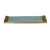 Glass Shower Shelf Dimensions 55x12.5x2.1 cm, Matte gold