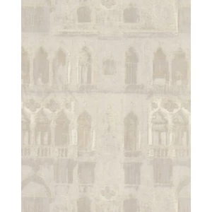 ورق جداري ايطالي، لون بيج شاحب، تصميم مودرن، مقاس 10 م×1.06 م، موديل 81737 | شركة بالبيد للديكور