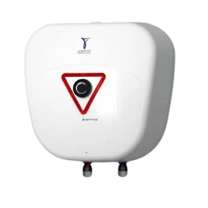 Vertical Electric Water Heater 15 Liter 403 mm White 1200 WATT | Saudi Ceramics