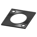 غطاء احواض اشجار حديد زهر مربع مقاس 950 مم لون رمادي | مصنع سعودي كاست 