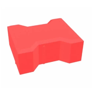Behaton Interlock Paver Tile Thickness 8 cm, Red Color | Meyar