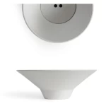 Ceramic Counter Top Wash Basin Round shape, 45 cm White Color
