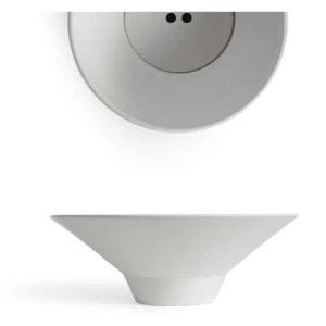 Ceramic Counter Top Wash Basin Round Shape 45 cm White | Hatch Company