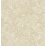  Italian Wallpaper Beige Color, Length 10m, Width 0.73m, Model 24012