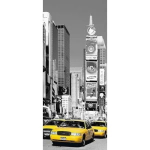 لوحة جدارية تصميم مدن 86×200 سم لون رمادي | شركة بالبيد للديكور