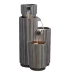 Elegant Water Fountain, Size 79×39.2× 39.2 cm, grey Color, Model MZ16089GA