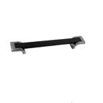 ماسكة خزانة مطبخ ستانلس ستيل، طول 160 سم، لون اسود مطفي | روائع المطابخ