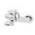 Amara Bath Mixer Brass 21.2×18.4×10.1 cm, Chrome Color | Abyat Company - Image 2