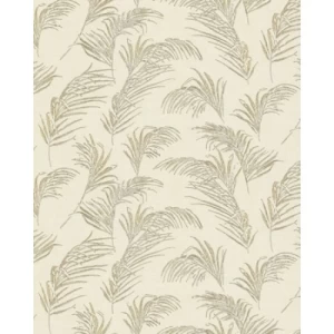 Wall Decoration Leaf-Patterned 10 m x 1.06 m Beige | Balbaid Decor Company