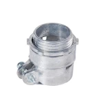 Squeeze Straight Connector DC Zinc, Size 1-1/4 inch | United Electricals Company