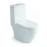 White Floor Mounted Water Closet, Modern Design   