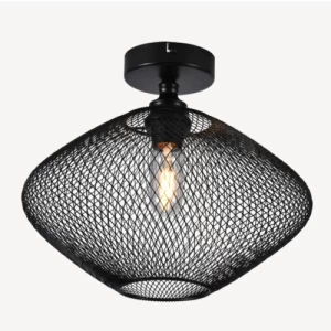 Blacky Ceiling Light 40x40x22 cm, Black Color | Abyat Company