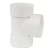 PVC Tee 3/4 inch, SCH 40, White Color | Al-Manar Factory