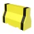 Black and Yellow Reinforced Concrete Barriers Size 100*100*50 cm Without Hook, Two Forklift Opening for Lifting and Slotted Drain Holes