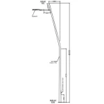 Garden Bollard Light Length 8 meter, Base Thickness 12 mm