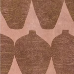 ورق جدراي نقشات لون بني، طول 1.005سم، عرض 70سم، موديل تيرا