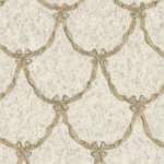 Italian Wall Covering Beige Color, Length 10m, Width 1.06m, Model 85064