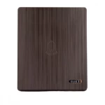 مفتاح جرس، قدرة 10 أمبير، فولت 220، مقاس 7×7 سم، لون أسود مطفي