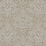 Classic Wallpaper Length 10m, Width 0.53m, Pale Beige Color, Model Z21726