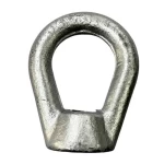Oval Eye Nut M16, Made of Hot Dip Galvanized Steel 