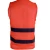 Lightweight safety vest, orange color  , equipped with velcro and reflective strip, weight 1 kg, size xxxl