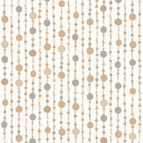 American Wall Covering Youth & Children 10m x 0.53m Off White Brown | Balbaid Decor Company