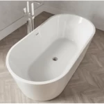 Acrylic Bathroom Bathtub Size 170×80 cm Height 58 cm, White