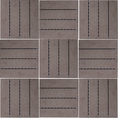Chinese Wood Alternative Floor Tile 30x30 cm, Dark Brown | GWPC10100