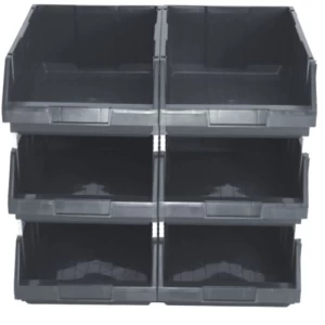HDPE Plastic Storage Bin 25kg Capacity 51x30x20 cm Gray | AL-FURIDI FACTORY FOR PLASTIC INDUSTRIES
