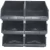 HDPE Plastic Storage Bin, 25kg Storage Capacity, Dimensions 51x30x20 cm, Gray, Model 9MS4G