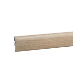Wooden fiber wall skirting, beige color, size 240x4.5x0.8 cm, model 483336