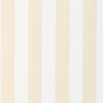 ورق جدران تصميم مقلم مقاس 10م×0,53م، لون بيج فاتح