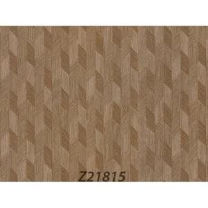 Geometric Wallpaper 10m x 1.06m Brown Color, Model Z21815 | Balbaid Decor Company