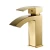 Modern Bath Washbasin Tap, Gold Color