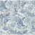 Spanish Wallpaper Green With Blue Color Floral Design, Size 10mx0.53m, Model 4003-4