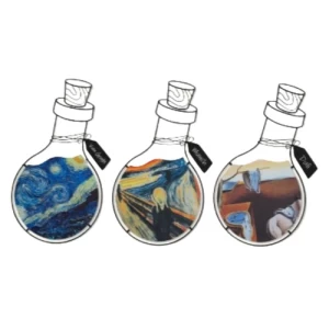 Metallic Decorative Board Art Potions 38 cm Width, 53 cm Height, Multiple Colors | 
